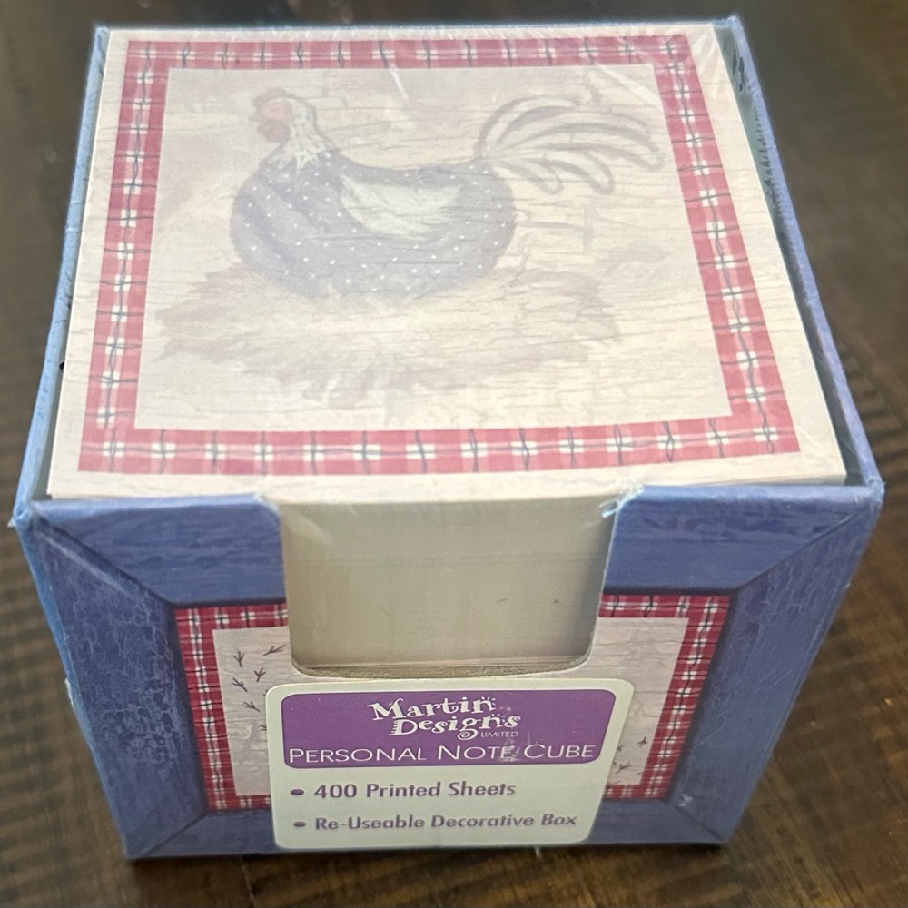 Vintage MARTIN DESIGNS note cube